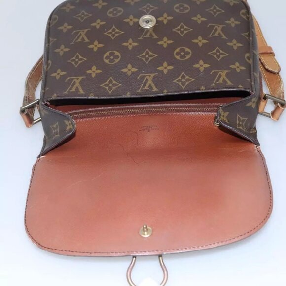 LOUIS VUITTON Monogram Saint Cloud GM Shoulder Bag M51242 LV Auth BA252 - Picture 12 of 16